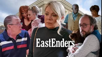 Six former characters are coming back to EastEnders as one resident is presumed dead in a collection of 37 photographs.
