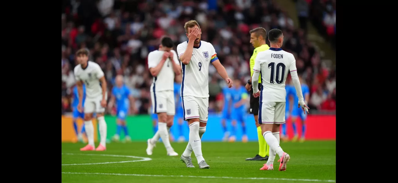 England suffers defeat against Iceland in their final warm-up game for Euro 2024 and faces a new injury concern.