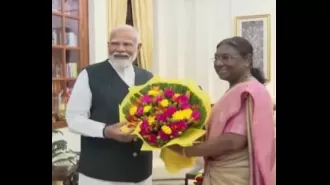 Murmu names Modi as PM-designate; swearing-in ceremony on Sunday for new government.