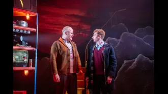 The play Maggie & Me, based on Damian Barr's memoir, receives positive reviews.