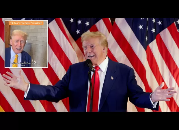 Trump changes his stance on TikTok ban and pledges to make a strong commitment regarding the app's future.