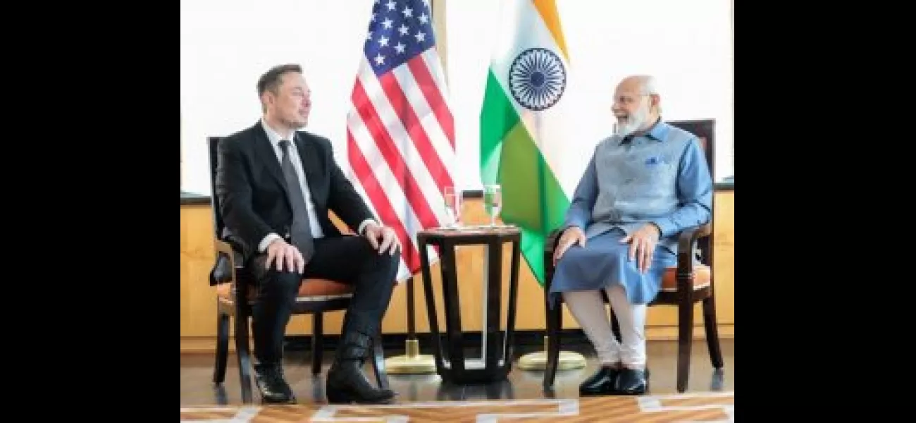 Musk praises Modi, shows interest in investing in India.