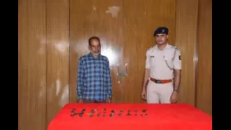 A priest was arrested for stealing bikes and the police have found 24 two-wheelers in his possession.