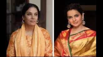 Shabana Azmi supports Kangana Ranaut in the controversy over being slapped.