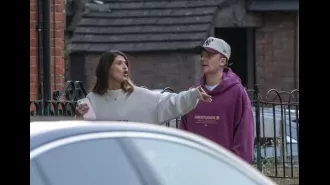 Singer Conor Maynard gets into a heated argument with his supposed new girlfriend after actor Traitors reveals he is the father of her child.