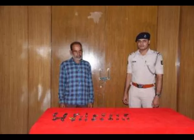 A priest was arrested for stealing bikes and the police have found 24 two-wheelers in his possession.