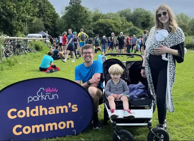 A new mother went on a parkrun with her baby only 12 days after giving birth.