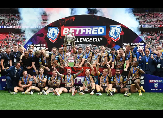 The Challenge Cup final will start at 3.07pm.