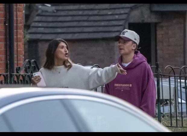 Singer Conor Maynard gets into a heated argument with his supposed new girlfriend after actor Traitors reveals he is the father of her child.