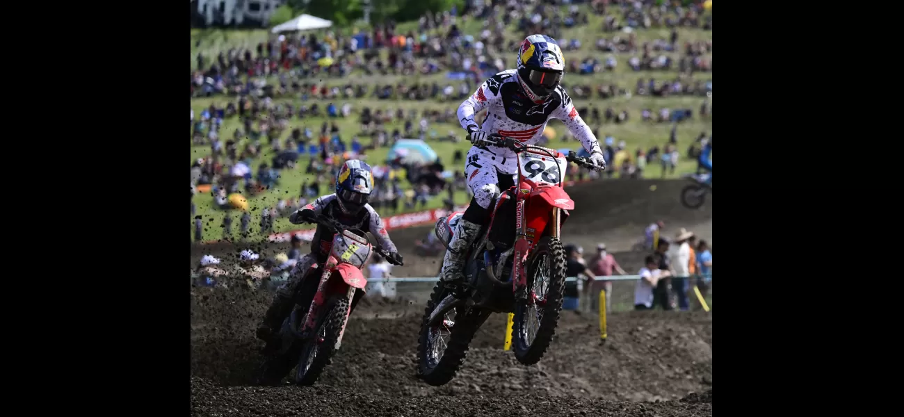 Top motocross riders Jett Lawrence and Haiden Deegan emerge victorious at 20th Thunder Valley National event.