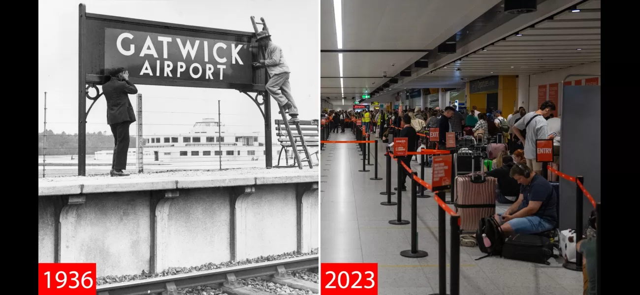 Gatwick's transformation into a major airport with 40 million passengers.