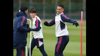 Arsenal's William Saliba remembers Mikel Arteta saying he wasn't tough enough during training.