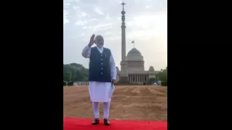 Narendra Modi will be sworn in as Prime Minister at 7:15pm today.