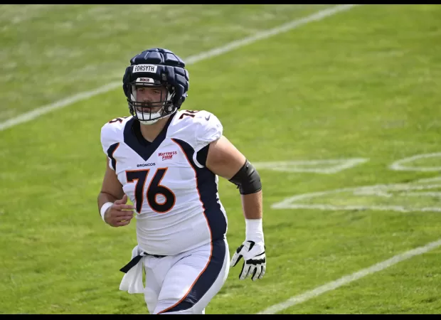 Broncos player Alex Forsyth carries on his father's legacy while competing for the starting center position.