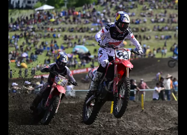 Jett Lawrence and Haiden Deegan claim victory at 20th Thunder Valley National in motocross.