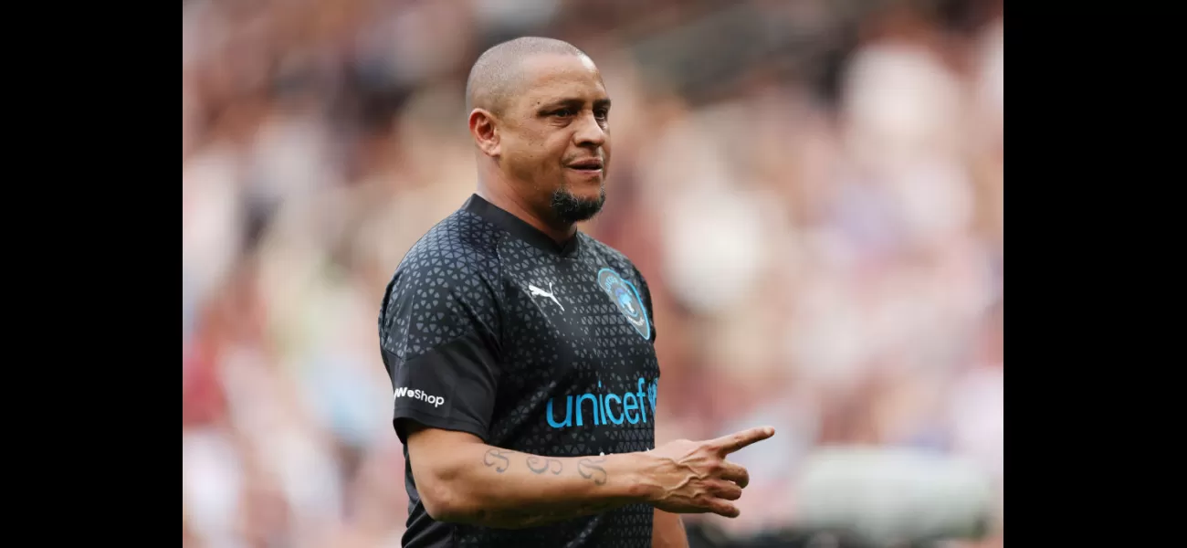 Brazilian soccer hero Roberto Carlos released statement after withdrawing from Soccer Aid