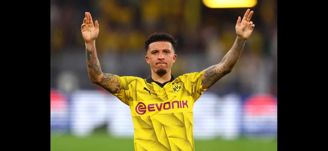 The soccer team Manchester United has decided on a price for Jadon Sancho and is looking to sell him during the summer.