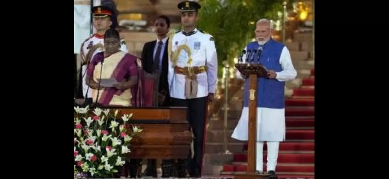 Modi takes oath as PM for third time, 5 allies each get one Cabinet position.