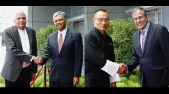 Leaders of Bhutan and Sri Lanka reach Delhi to participate in PM Modi's inauguration event.