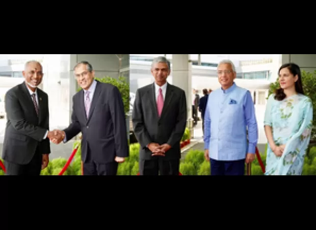 Maldives President Muizzu and Mauritius PM Jugnauth arrive in Delhi for Modi's oath ceremony.