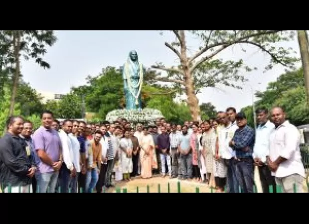 Odisha commemorates 93rd birth anniversary of first female CM Nandini Satpathy.