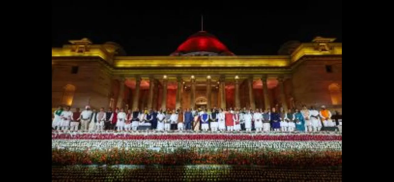 Modi's third council of ministers has 72 members, 9 fewer than the maximum allowed. See the full list here.