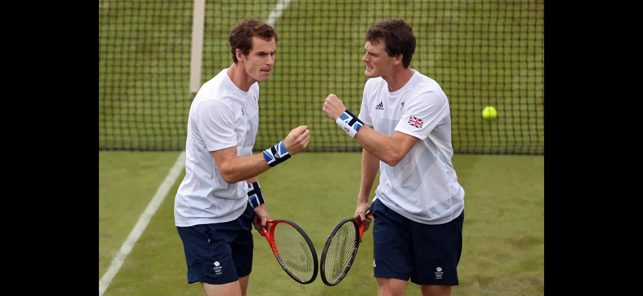 The Murray brothers, Andy and Jamie, will team up for the doubles competition at Wimbledon.