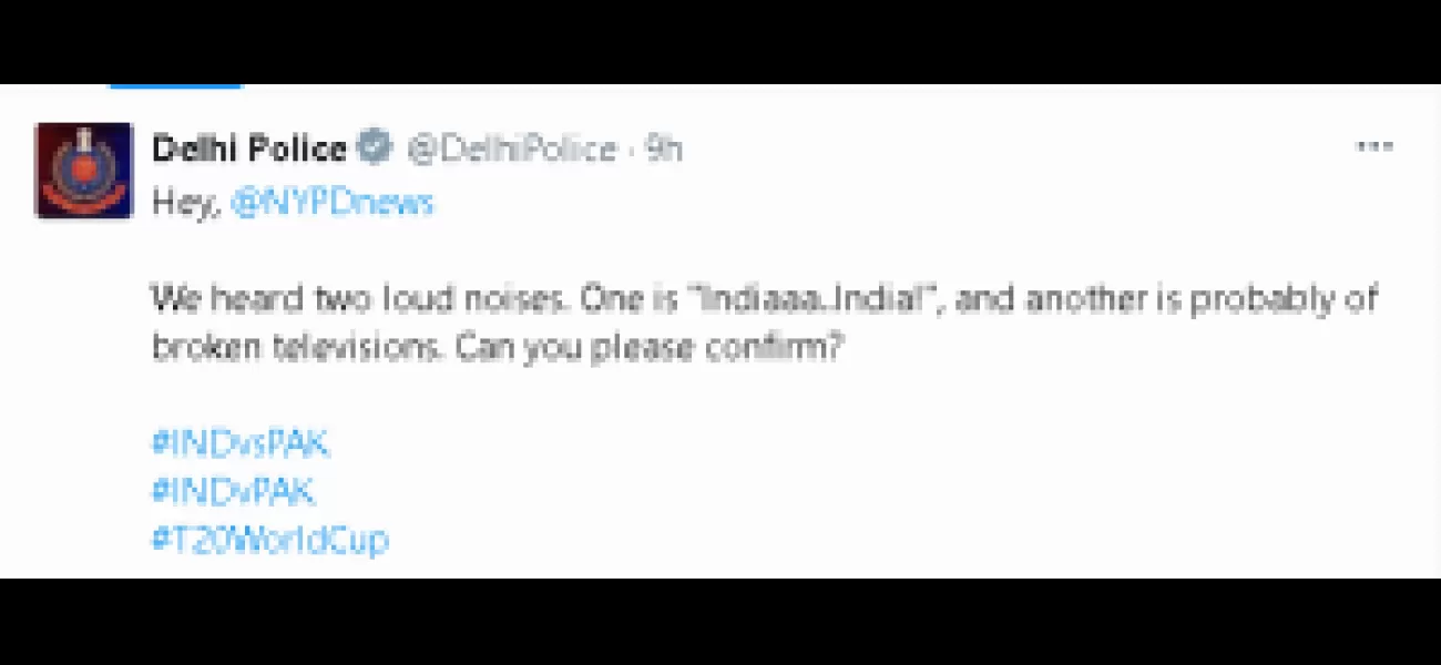 India outplays Pakistan in T20 WC, Delhi Police's clever social media post gains popularity.