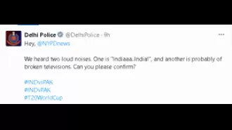 India outplays Pakistan in T20 WC, Delhi Police's clever social media post gains popularity.