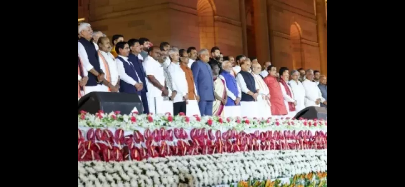 Modi government's third term starts with Cabinet meeting; top ministers Amit Shah, Nitin Gadkari, and Rajnath Singh remain in key roles.
