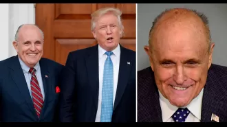 Rudy Giuliani, former lawyer of Donald Trump, wears a smug expression in recent mugshot.