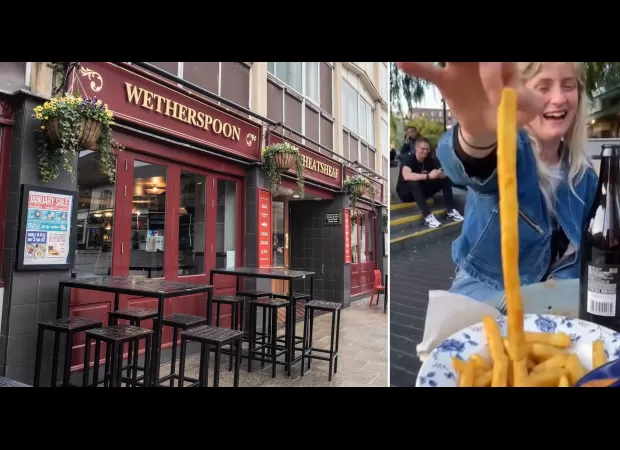 A London resident claims to have discovered the longest chip ever at a Wetherspoons restaurant.