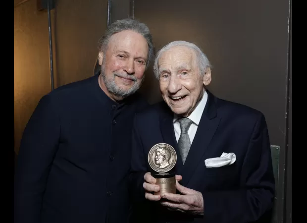 97-year-old Hollywood icon makes rare appearance, looking energetic as he accepts prestigious award.
