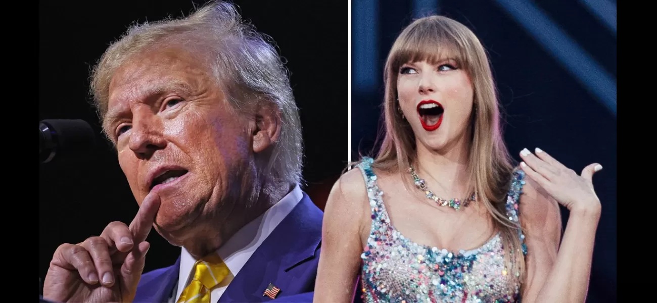 Trump compliments Swift's beauty and is shocked by her liberal views.