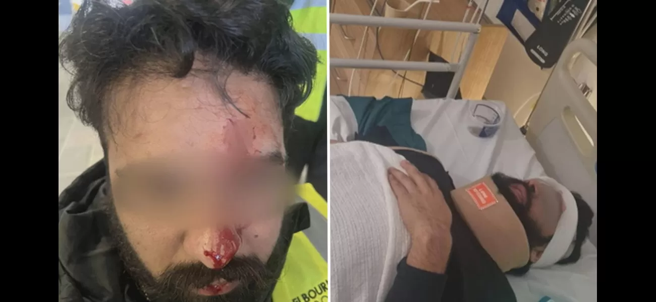Security guard hurt during attack by Uber driver at Melbourne airport.