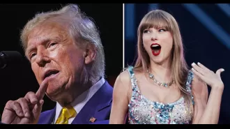 Trump compliments Swift's beauty and is shocked by her liberal views.