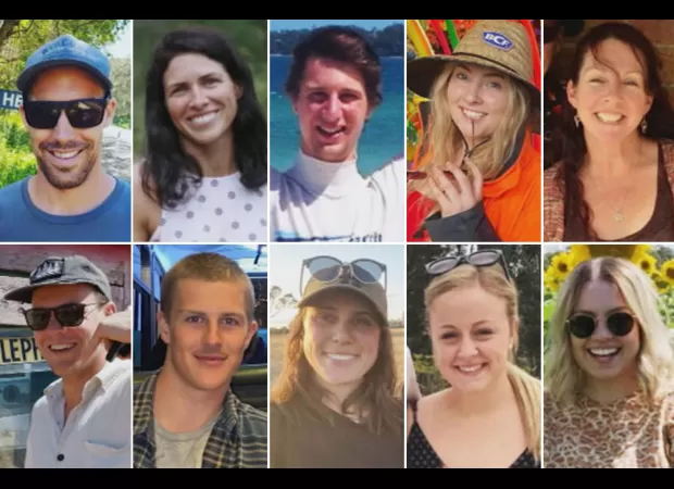A garden created as a memorial to pay tribute to the 10 people who lost their lives in a bus crash in the Hunter Valley one year ago.