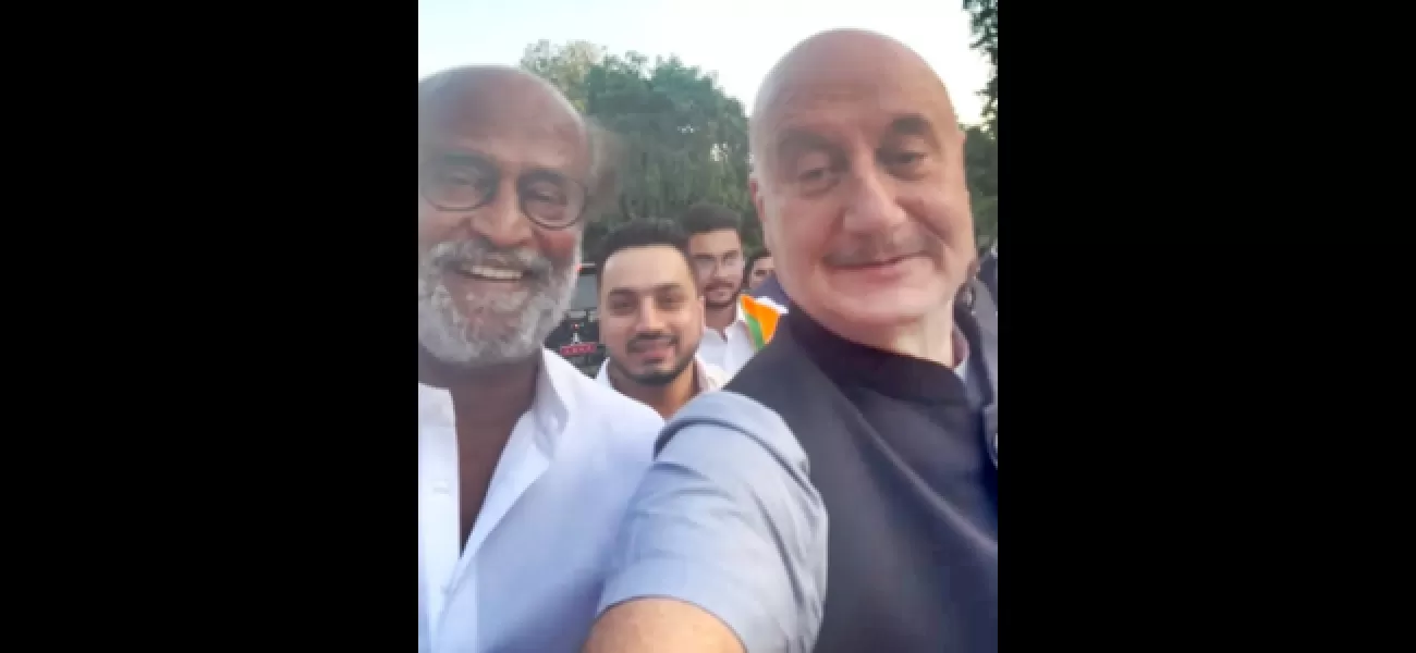 Anupam Kher praises Rajinikanth as a divine blessing in a recent video.