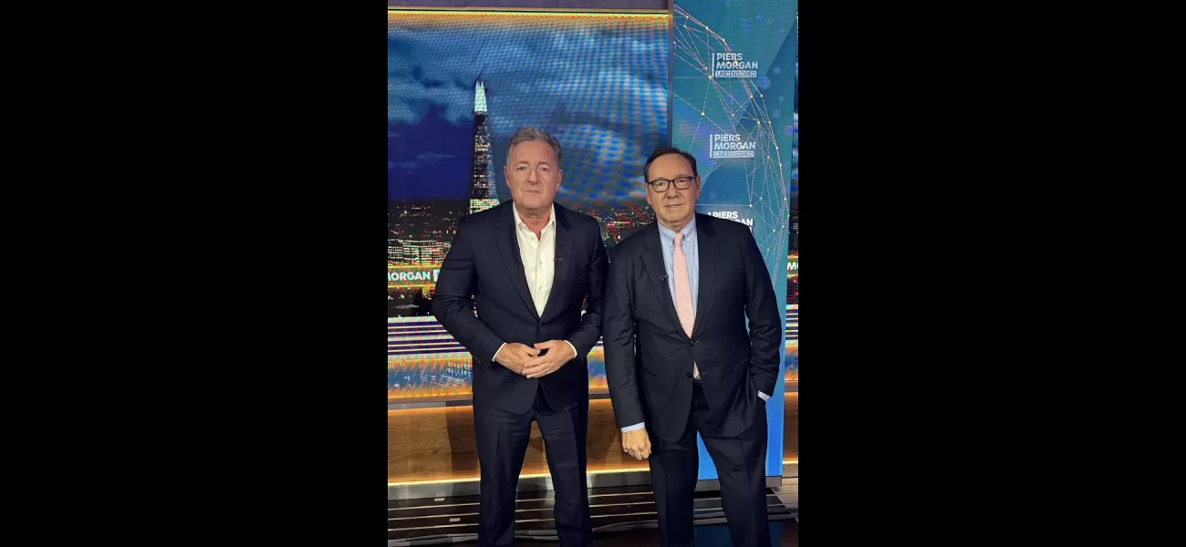 Kevin Spacey confesses to inappropriate touching in surprising Piers Morgan interview.