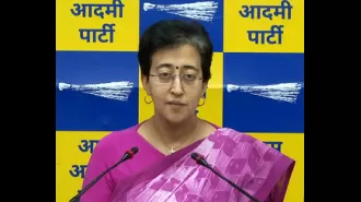 Haryana government is purposely and unlawfully stopping water supply to Delhi, according to Atishi.