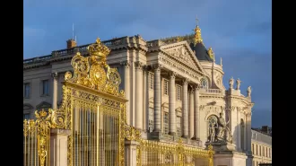 Blaze at famous palace ignites bizarre conspiracy speculation.