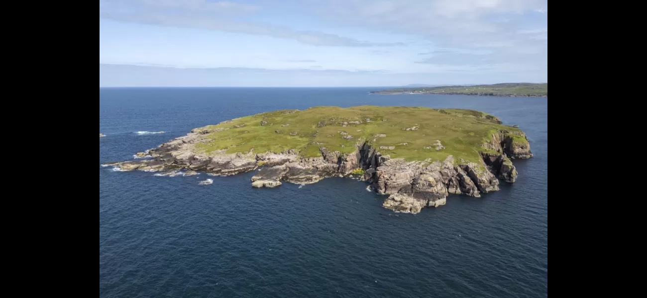 Remote Scottish island for sale, no neighbors except for kittiwakes, priced at £500,000.