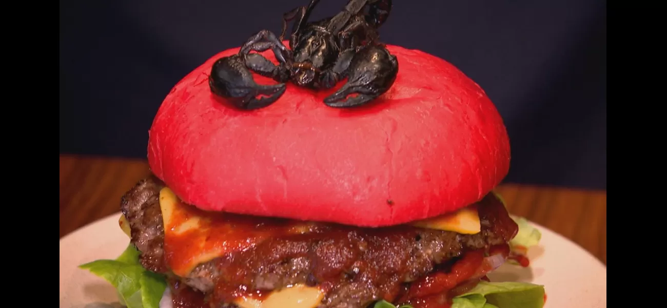 Get ready for our spiciest burger yet - it's topped with a scorpion and requires a waiver!