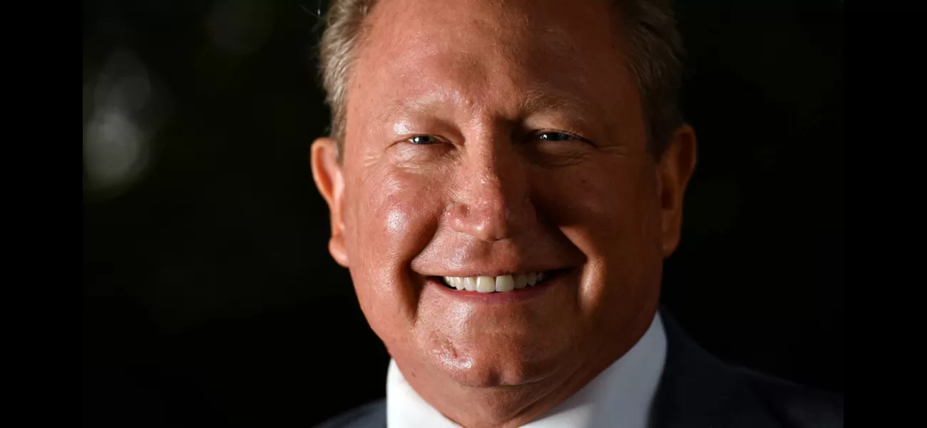 Australian billionaire Andrew Forrest introduces aid program for Gaza in response to ongoing conflict.