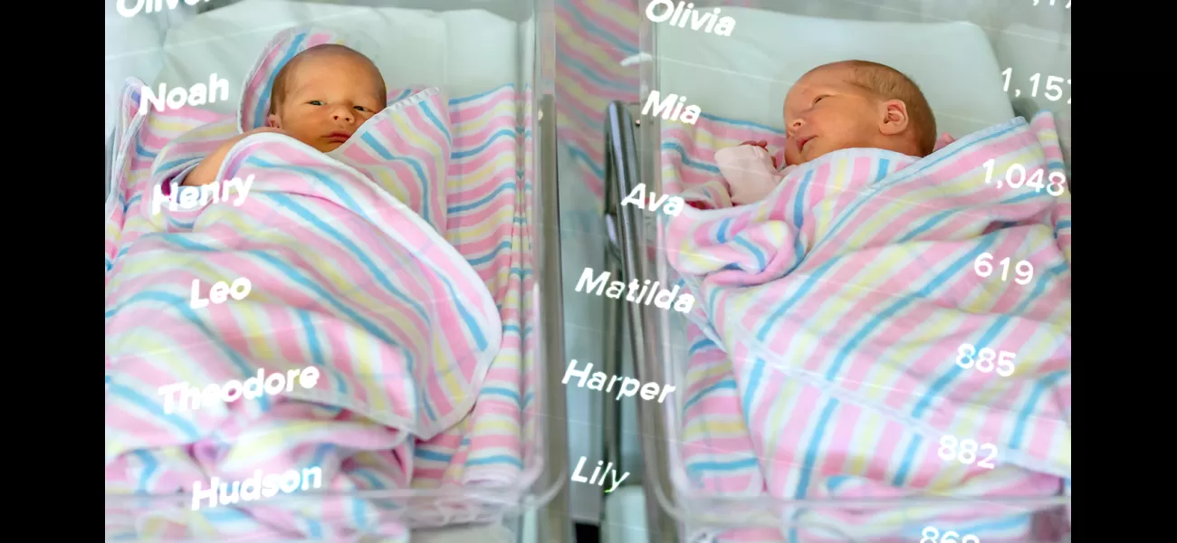 Top baby names for girls in 2023 revealed, signaling a shift in popular name choices.