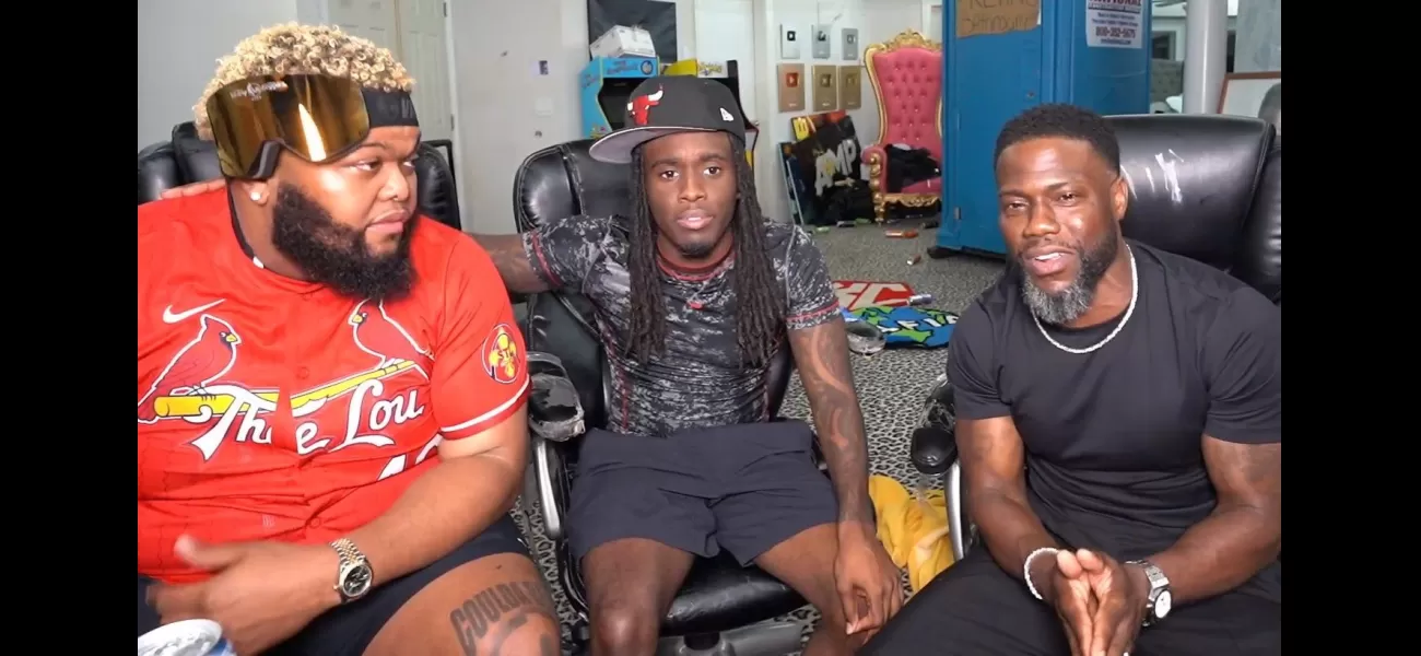 Comedian Kevin Hart and gamer Kai Cenat team up for an epic live stream event.