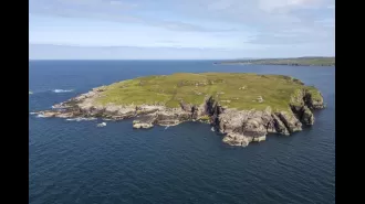 Remote Scottish island for sale, no neighbors except for kittiwakes, priced at £500,000.