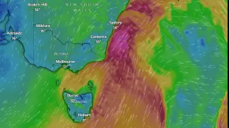 South-eastern US states will experience strong winds and heavy rainfall causing potential damage.
