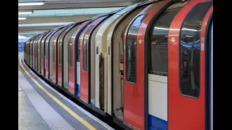 Major Tube line experiences major delays during rush hour.