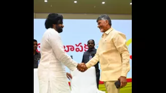 In Andhra Pradesh, Chandrababu Naidu and 24 other ministers will be sworn in today.